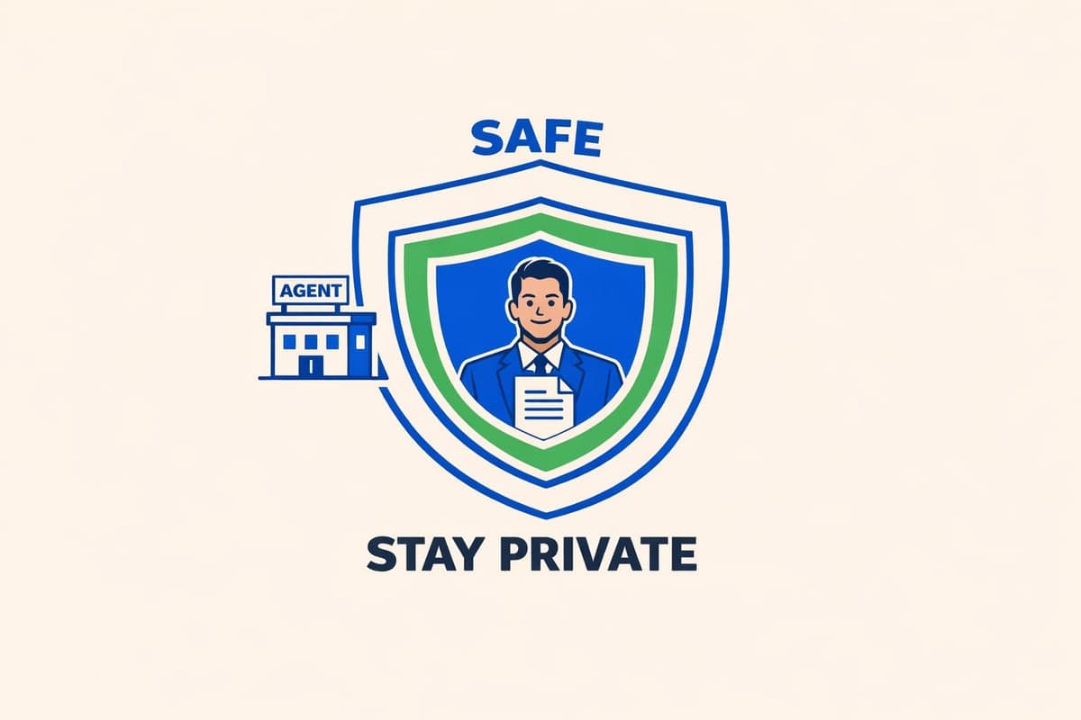 Privacy protection layers for LLC publication — registered agent shields personal information