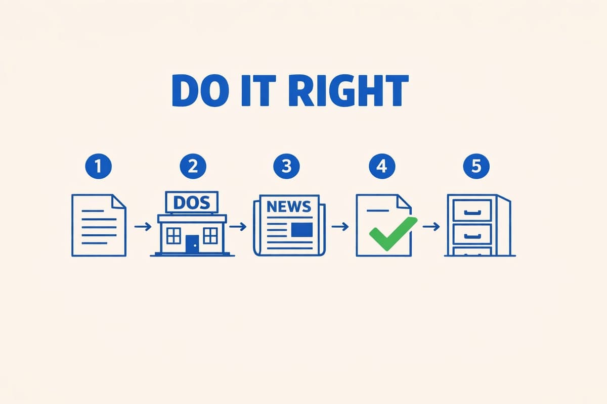 Step-by-step process for using the Albany County publication strategy correctly