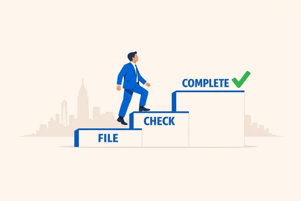 Step-by-step process for filing your Certificate of Publication and obtaining Good Standing in New York