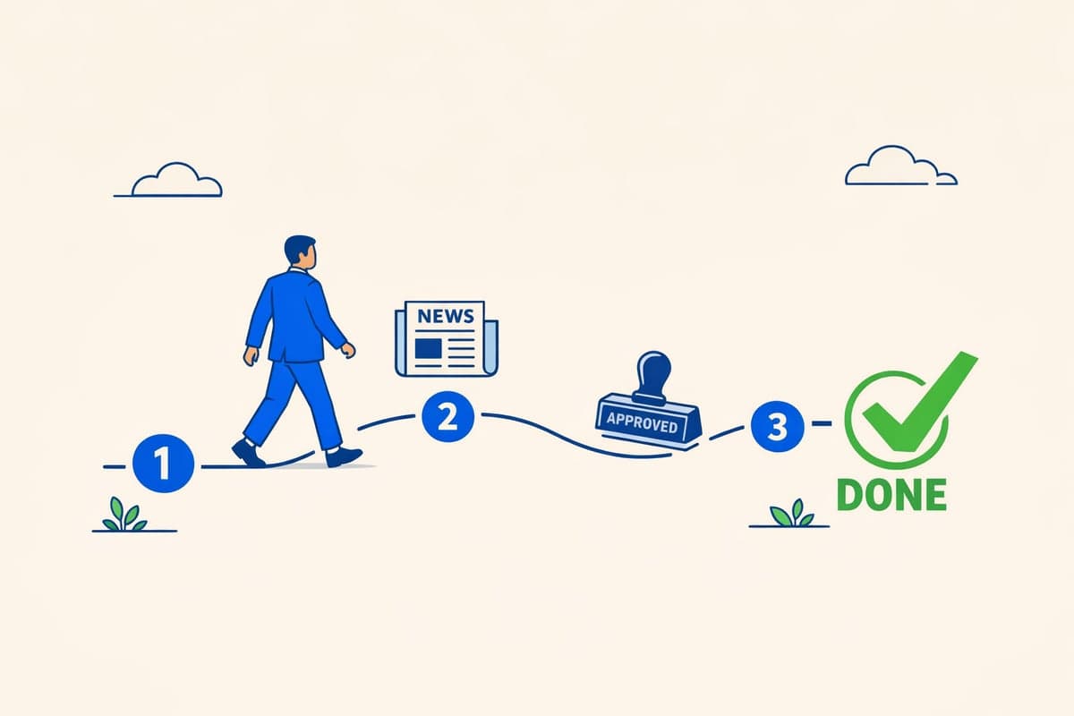 Proceso de publicación de LLC de un solo miembro — publicar en periódicos, obtener aprobación y presentar ante el estado