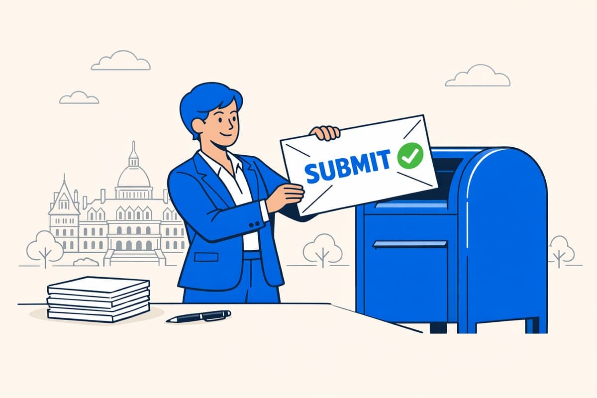 Filing your Certificate of Publication with the NY Department of State — mailing documents to Albany