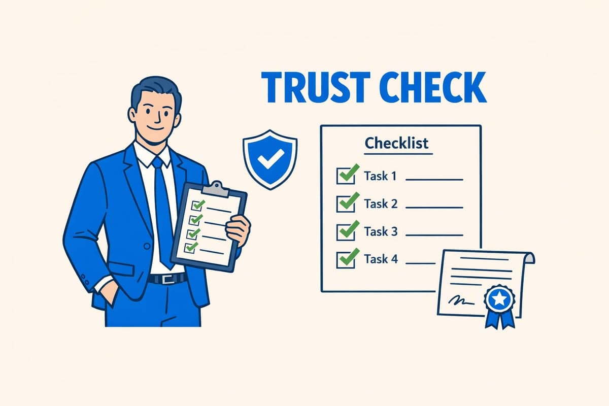 Checklist for identifying legitimate NY LLC publication providers with trust indicators