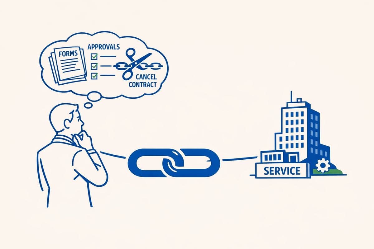 The complexity of leaving a registered agent relationship - not as simple as canceling a subscription