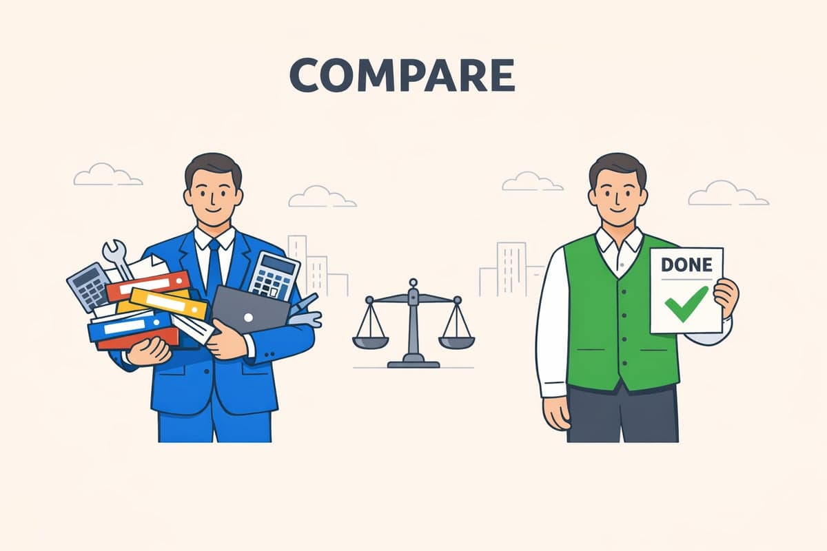 Comparando ZenBusiness y LLC Publishers para la publicación de LLC en NY - enfoque generalista vs especialista