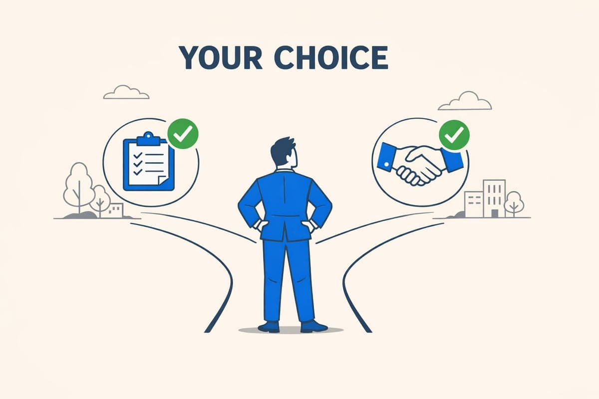 Choosing between DIY and service — both paths are valid depending on your priorities