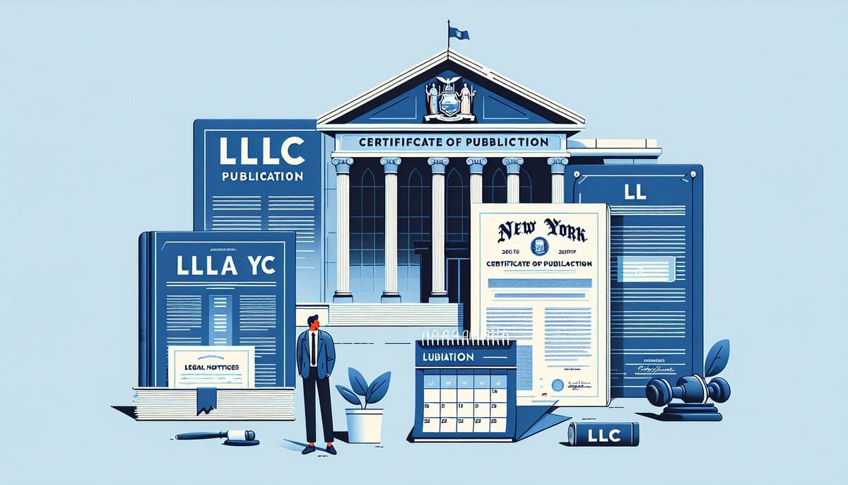 New York LLC publication requirement explained — Section 206 requires publishing in two newspapers for six weeks