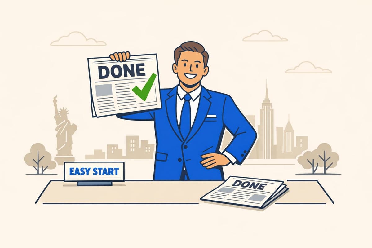 What is LLC publication in New York — Section 206 requires publishing in two newspapers for six consecutive weeks after LLC formation