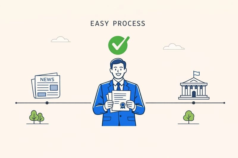 Westchester LLC publication timeline - 6 weeks publication plus 2-4 weeks state processing